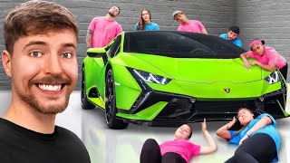 Last To Take Hand Off Lamborghini, Keeps It || MR BEAST