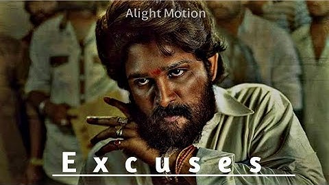 Excuses Ft. Allu Arjun || Allu Arjun Mix Status || Excuses Edit || AP Dhillon #shorts #status