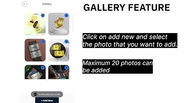 How to setup gallery feature in vkardz profile? | Digital Business Cards |  NFC Standee | vkardz