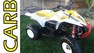 Polaris Trailblazer 250 CARB Rebuild clean part 1 of 2