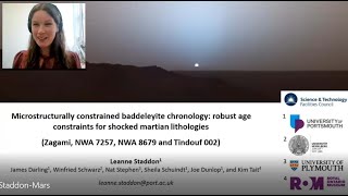 Microstructurally constrained baddeleyite chronology: robust age constraints for shocked martian ...