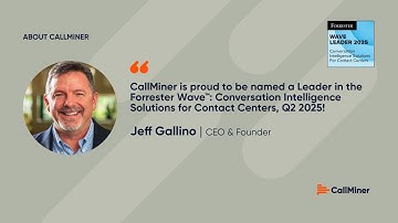 CallMiner Named A Leader