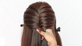 3 fancy hairstyle for party look | hairstyle for girls | unique hairstyle | ponytail hairstyle