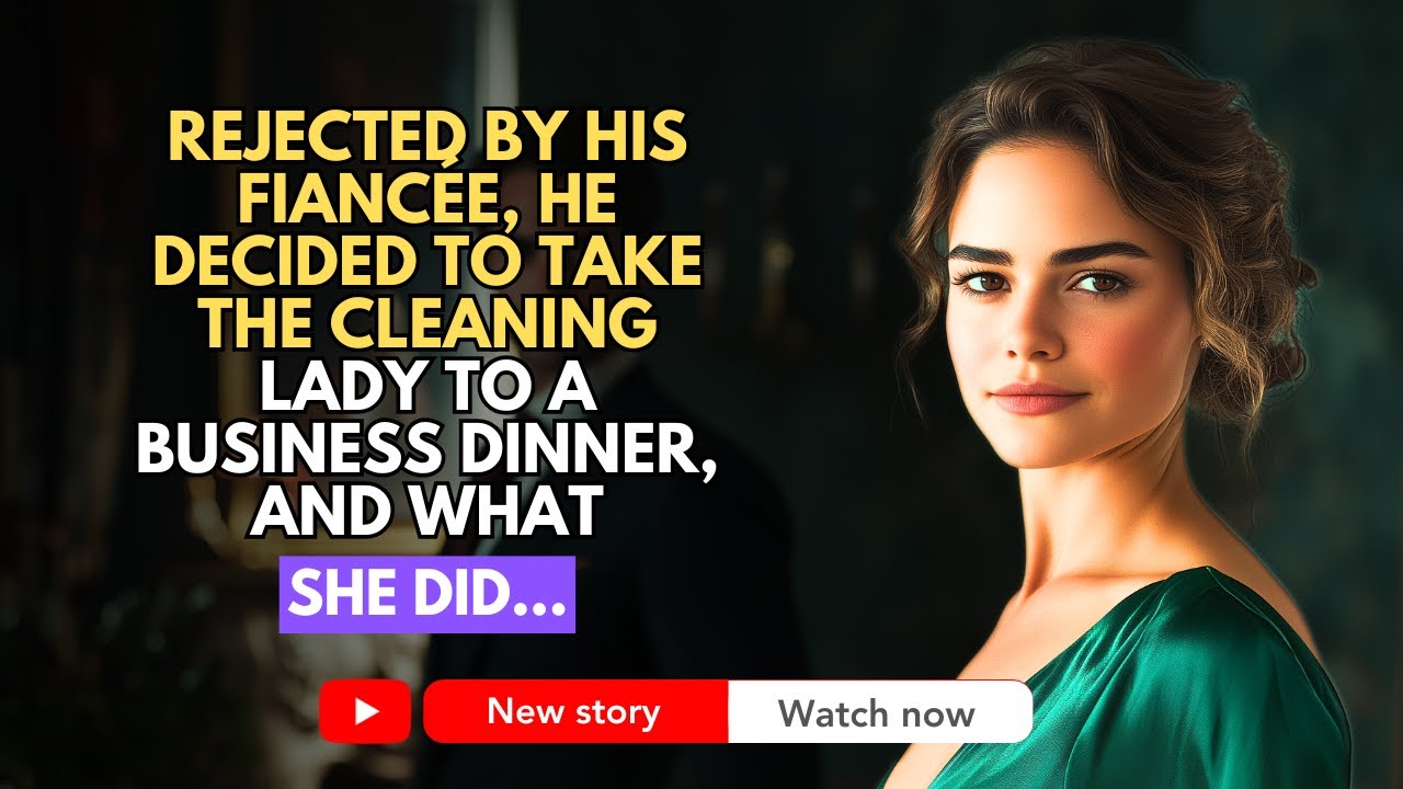 Rejected By His Fiancée, He Decided To Take The Cleaning Lady To A Business Dinner, And What...