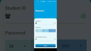 login and logout  student school book screenshot 4