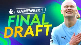FPL MY FINAL DRAFT BENCH BOOST ACTIVATED