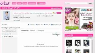 Manage Groups on orkut and send Group Scrap screenshot 4