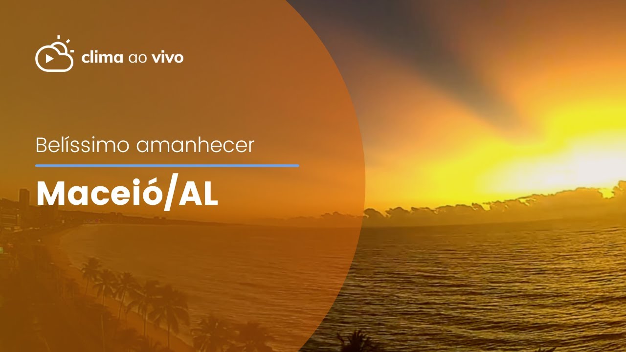Belíssimo amanhecer em Maceió/AL - 16/04/22