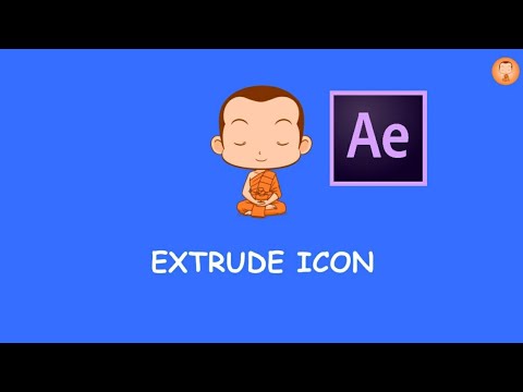 After Effect Tutorial:  3D Extrude icon without plugin | Tips and Tricks