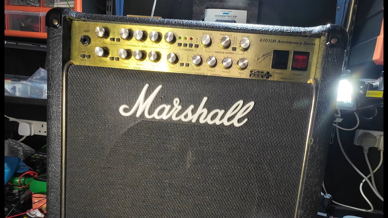 Marshall 6101LM Anniversary 1 X 12 Guitar Amplifier Let's Fix it