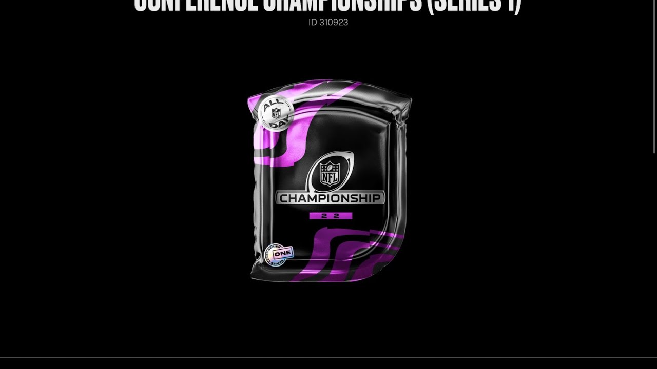 NFL All Day Conference Championship Pack Opening! (Series 1 Closed Beta) - My Lowest Serial So far!