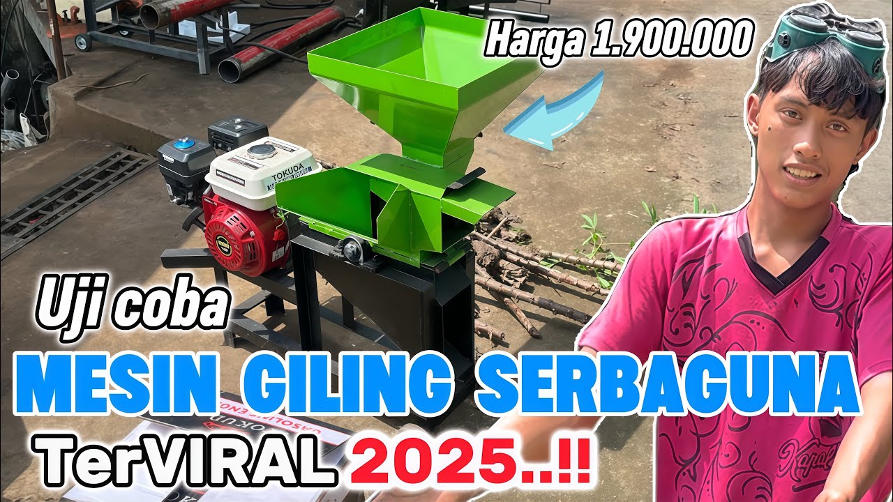 VIRAL..!!! MESIN GILING PAKAN TERNAK hasil sangat halus..!!!