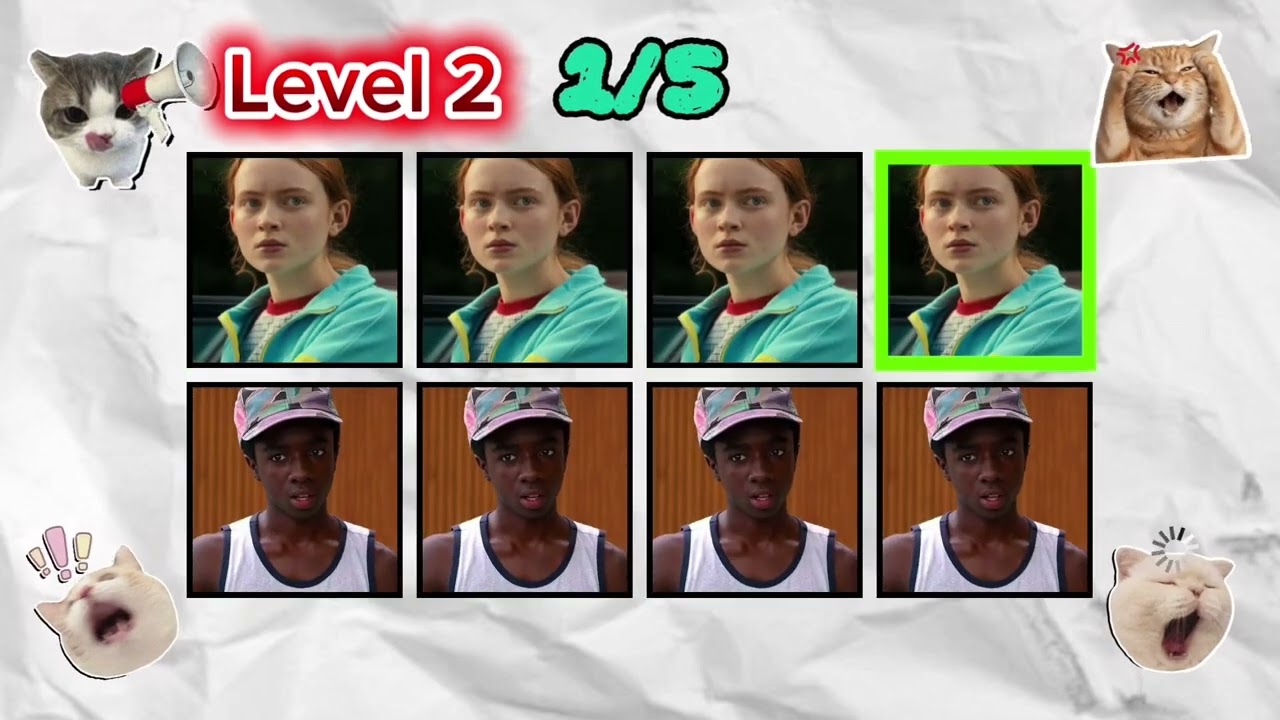 Don't Blink Challenge | Stranger Things Edition | Level 1 - 3