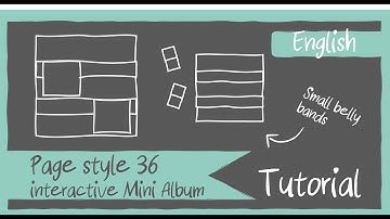 Page Style 36 TUTORIAL for interactive 6x6" and 8x8" Mini Albums