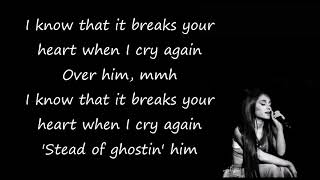 Ariana Grande - ghostin (lyrics)