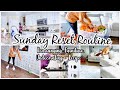 SUNDAY RESET ROUTINE | REARRANGING FURNITURE/HOME REFRESH | CLEAN WITH ME 2022