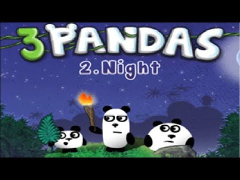 ТРИ ПАНДЫ Мультик игра Ночное приключение видео для детей