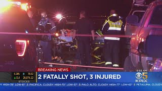 SAN JOSE MASS SHOOTING: Grief-Stricken Family Members Gather At Site Of San Jose Shooting Where 2 Ha