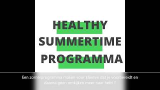 Zomerprogramma Maken ?