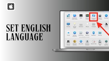 How To Set English Language On Mac