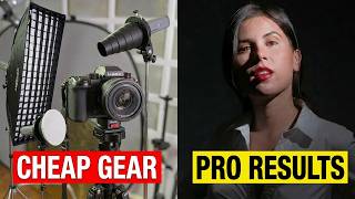 PRO STUDIO PORTRAITS On A CHEAP KIT LENS And ONE FLASH!