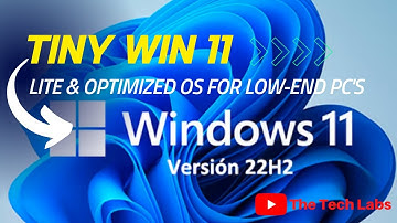 Tiny Win 11 - 22H2  - A Super Lite  - Windows 11 Pro