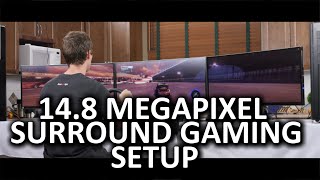 Insane Eyefinity Surround Gaming Setup - 10320x1440 Resolution - Part 1