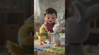 👶🎉 Baby Bobo's Dance Party Adventure | Cute Baby Cartoon Dance Song 🐰🐥 | 3D Pixar Style Kids Video