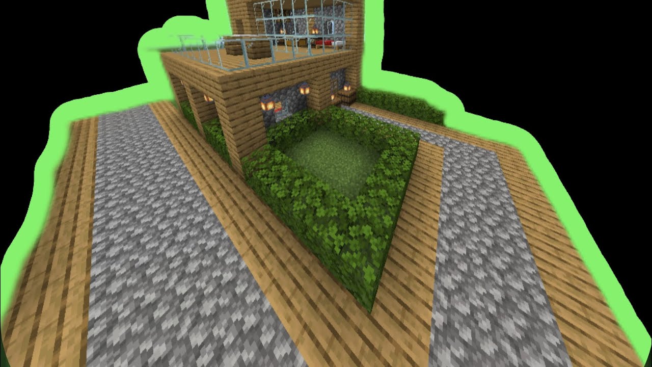 Minecraft House Tutorial : (#2) Large Wooden Survival House (How