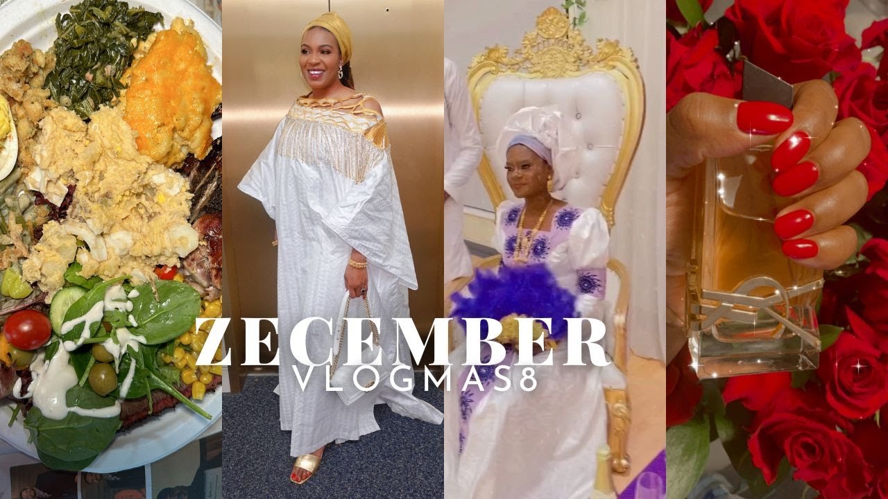 VLOGMAS DAY 8 ZECEMBER VLOG. FAMILY FUN, AFRICAN WEDDING AND SELFCARE