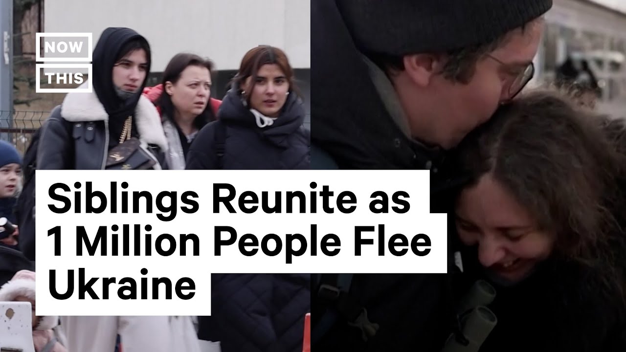 Ukrainian Siblings Reunite on Romania's Border