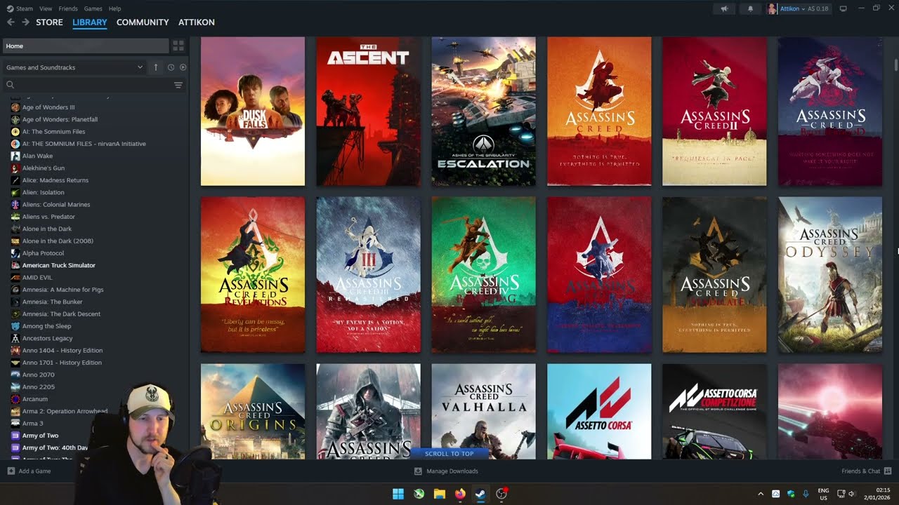 Exploring my Steam Library! (Part 1 of 4)