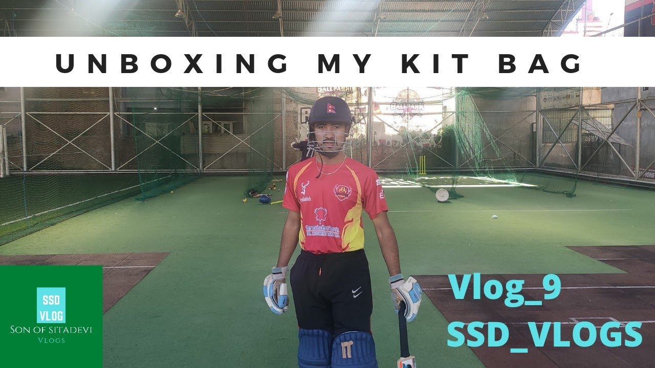 Ballpark Cricket Academy Unboxing my kit bag cricket academy