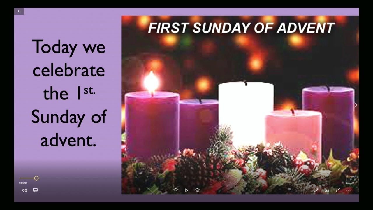 First Sunday of Advent YouTube