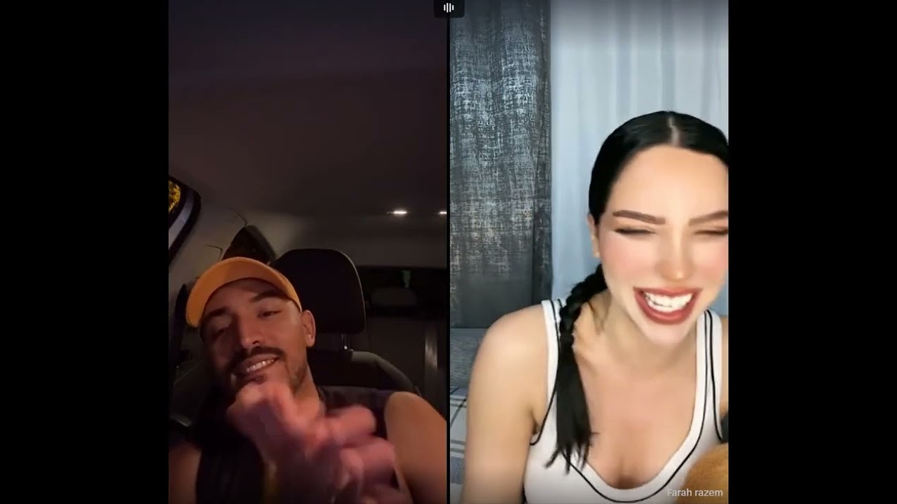 فرح تسأل أيمن عن الرقصة💃 لايف كلو ضحك😂