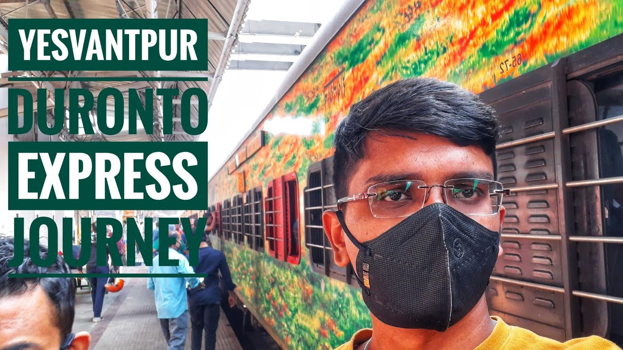Yesvantpur Howrah Duronto Express journey from Bhubaneswar to Howrah