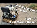 Buy &amp; Sell - 4 Cylinder Diesel Boat Motor.. John Deere? Kubota?