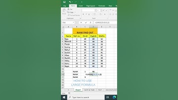 Large formula in excel || #shorts
