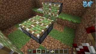 Minecraft: Redstone Tutorials | MCWP | Easy | Piston Trap Door Tutorial w/ ELEMENTofFROST