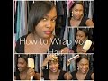 HAIR | How to wrap and un-wrap short HAIR *UPDATE*