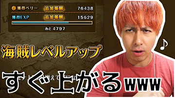ワンピース トレ クル レベル 上げ