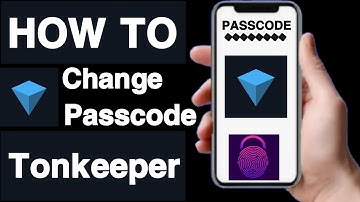 How to change passcode on tonkeeper account||Change passcode on tonkeeper account||Unique tech 55