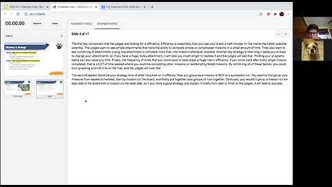 "Robot Design Judging" Session