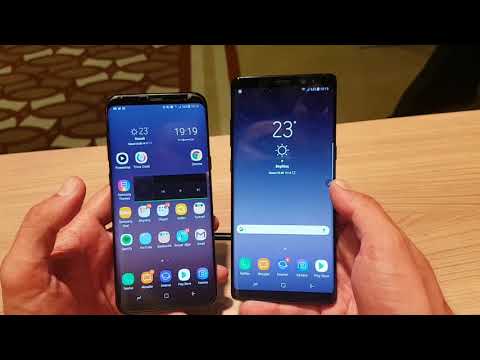 Video: Galaxy s8 Galaxy Note 8 bilan bir xilmi?