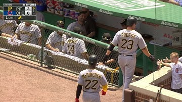 PIT@CHC: Osuna crushes a two-run double off the wall