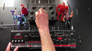 Erica Synths LXR-02 DB-01 and Zen Delay Dark Trinity Jam
