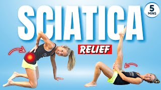 Sciatica relief in 5 minutes (REALLY WORKS!!)