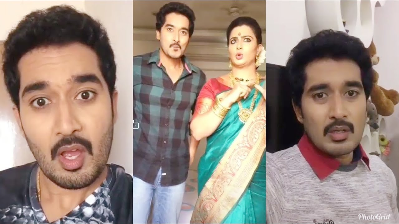 ⁣Nirupam paritala karthika deepam kunkuma puvvu Telugu serial actors Latest dubsmash tiktok videos