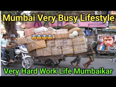 Mumbai Very Busy City | Hard Work Lifestyle Mumbai | Mumbai Local Area Tour | Mumbai Walking video
