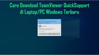 Cara Download TeamViewer QuickSupport di Laptop/PC Windows Terbaru